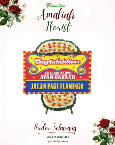 Sewa Papan Bunga Dabun Gelang